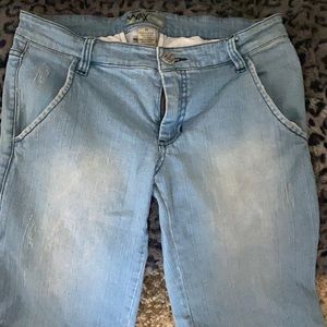 Wax capris